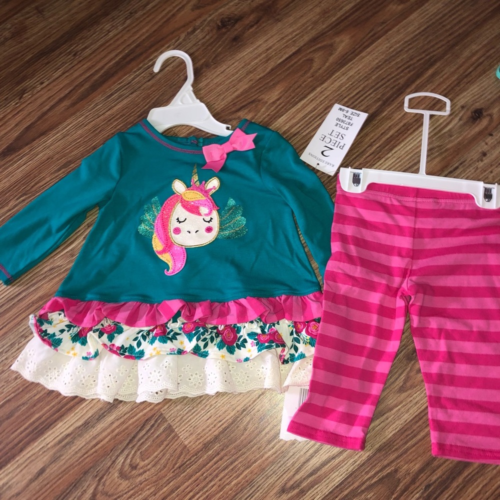 Baby Girl 2 piece set outfit 6-9m